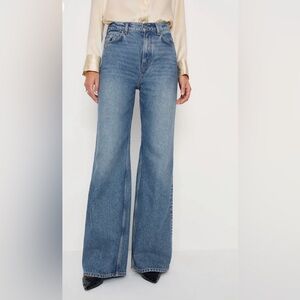 Reformation Cary High Rise Slouchy Wide Leg Jean
